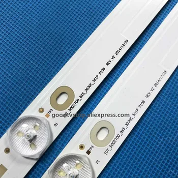 

LED Backlight strip 5 lamp For TCL D50A710 B50A638 C-LB5005-HR1 50HR330M05A0 50D2700 4C-LB5005-HR1 LED50D2720 50FS3800 D50A710
