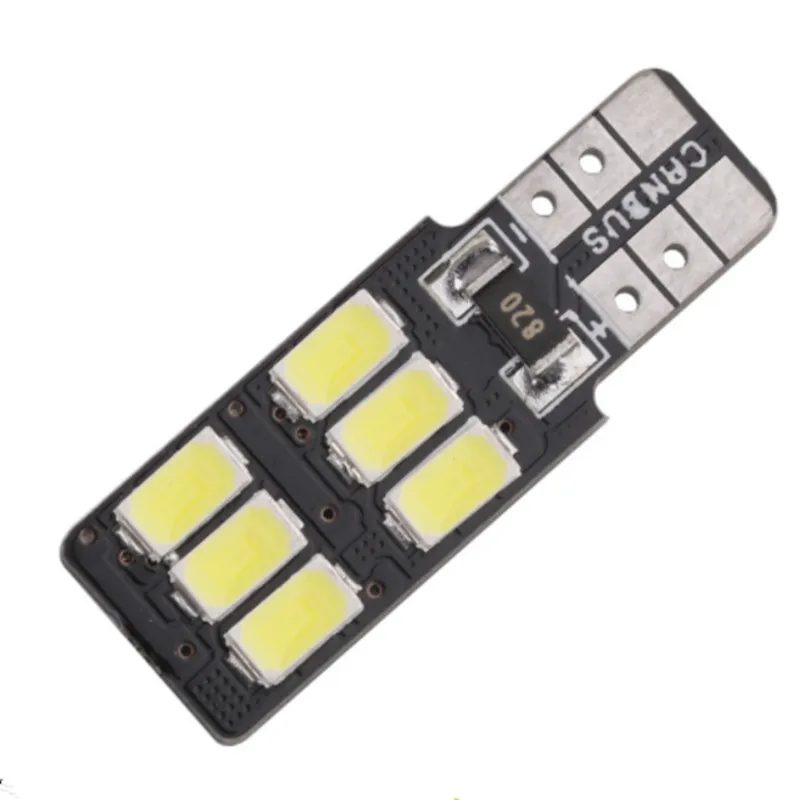 100 шт авто светодиодный T10 6smd 5630 Светодиодный w5w светодиодный T10 canbus света автомобиля Светодиодный индикатор ламповый Парковка лампы 12 V