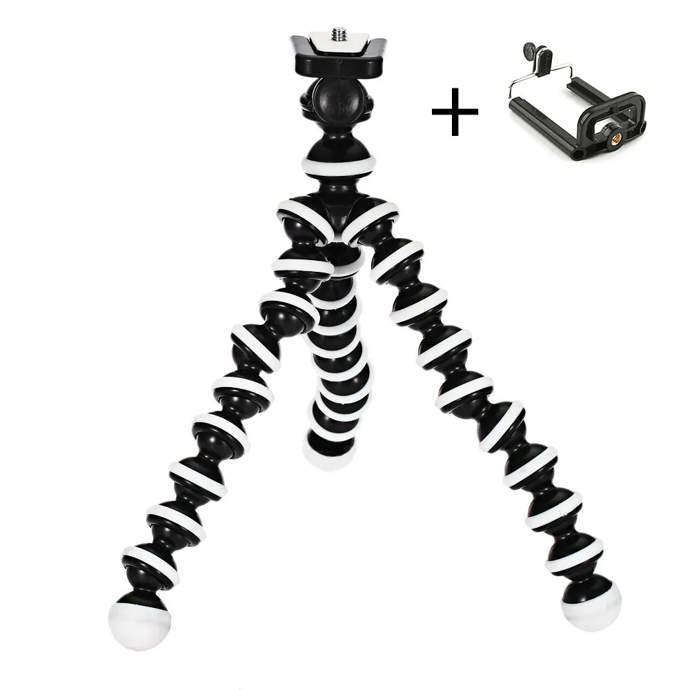 

Octopus Mini Tripod Bracket Portable Flexible Smartphone Clip Holder Camera Stent Smartphone Tripods Foldable Desktop