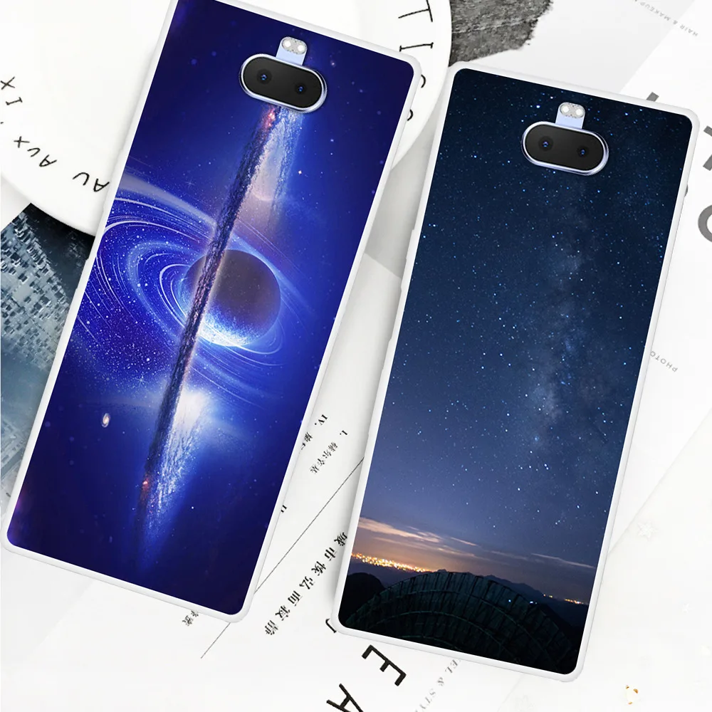 2 шт. Мягкий силиконовый чехол для sony Xperia 10 I4193 чехол для телефона звездная звезда прозрачная задняя крышка для sony Xperia10 чехол s для sony 10 6,0 дюймов