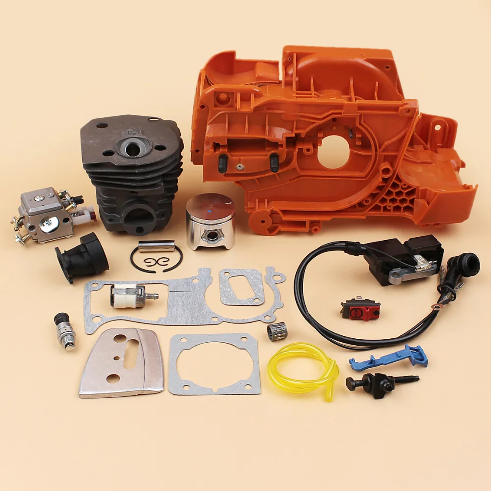 44mm Crankcase Cylinder Carburetor Ignition Coil Chain Tensioner Kit