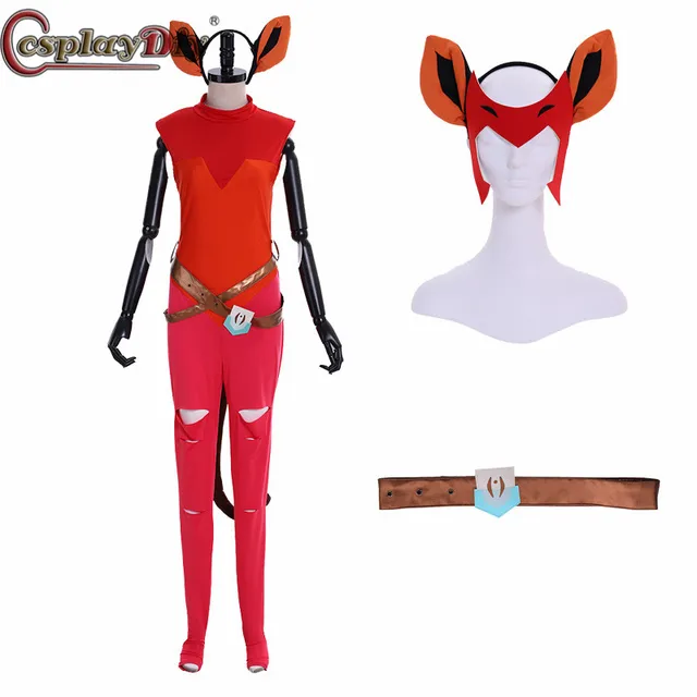 Cosplaydiy She Ra Princess of Power Cosplay Catra Costume Adult women