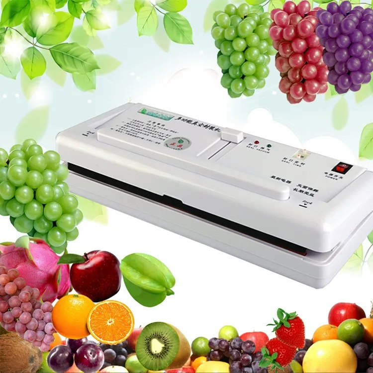 Máquina de Filme de Máquina de Embalagem a Vácuo Aferidor do Vácuo de Alimentos Aferidor de Alimentos Novo Household Recipiente 220 v 1 Novo 220 V Household Máquina de Filme