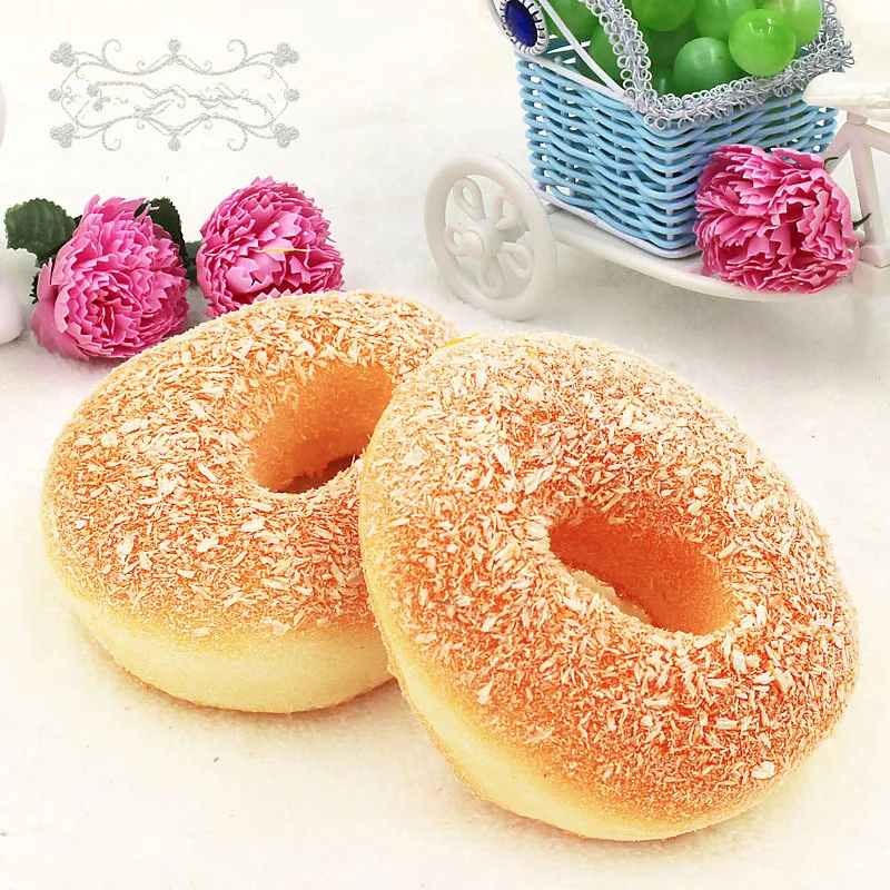 

Kids Squishy Doughnut Bread Adult Anti-stress Squeeze Toys Cartoon simulation Slow Rising Antistress Decompression Toys gift