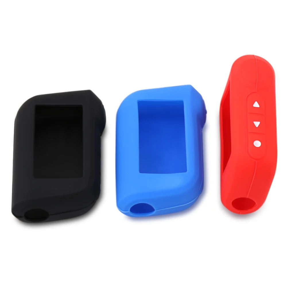 Silicone Key Case for Starline A93 A63 Russian Version Two Way Car Alarm LCD Remote Controller Keychain Fob Cover | Автомобили и