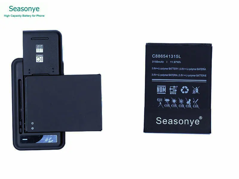 Seasonye 3150 мАч/11.97Wh C886541315L сменная батарея для телефона + универсальное зарядное