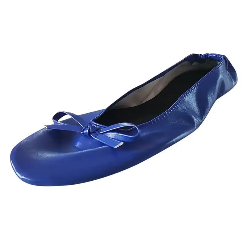 

Women Summer Slippers Foldable Portable Travel Ballet Flat Roll Slipper Shoes Dance Party Shoes outdoor Slippers On Flip Flops