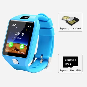 

Timethinker Smart Watch LBS Relogios Children Smartwatch DZ09 with Camera Android IOS Reloj SIM TF Card Wristwatch PK A1 GT08