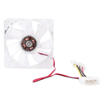 

8cm Silent DC 12V LED Luminous Chassis Fan PC Computer 80mm Cooling Fan Dropshipping