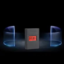 Спиртовый Алкотестер испытательное устройство Алкотестер функция часов Портативный Тестер дыхания спирта для водителя