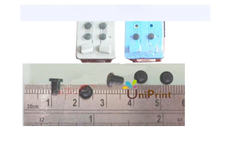 До 150 шт, высокое качество, маленькая черная резиновая заглушка, совместимая с hp 140 141 121 122 129 21 чернильный картридж, принадлежности для СНПЧ и деталей
