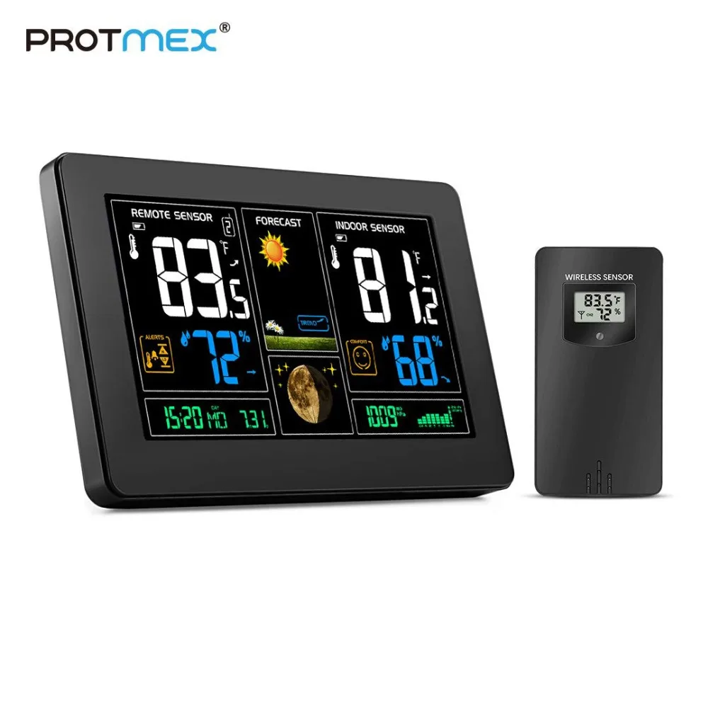 Беспроводная метеостанция Protmex PT3378 с оповещением о температуре влажности
