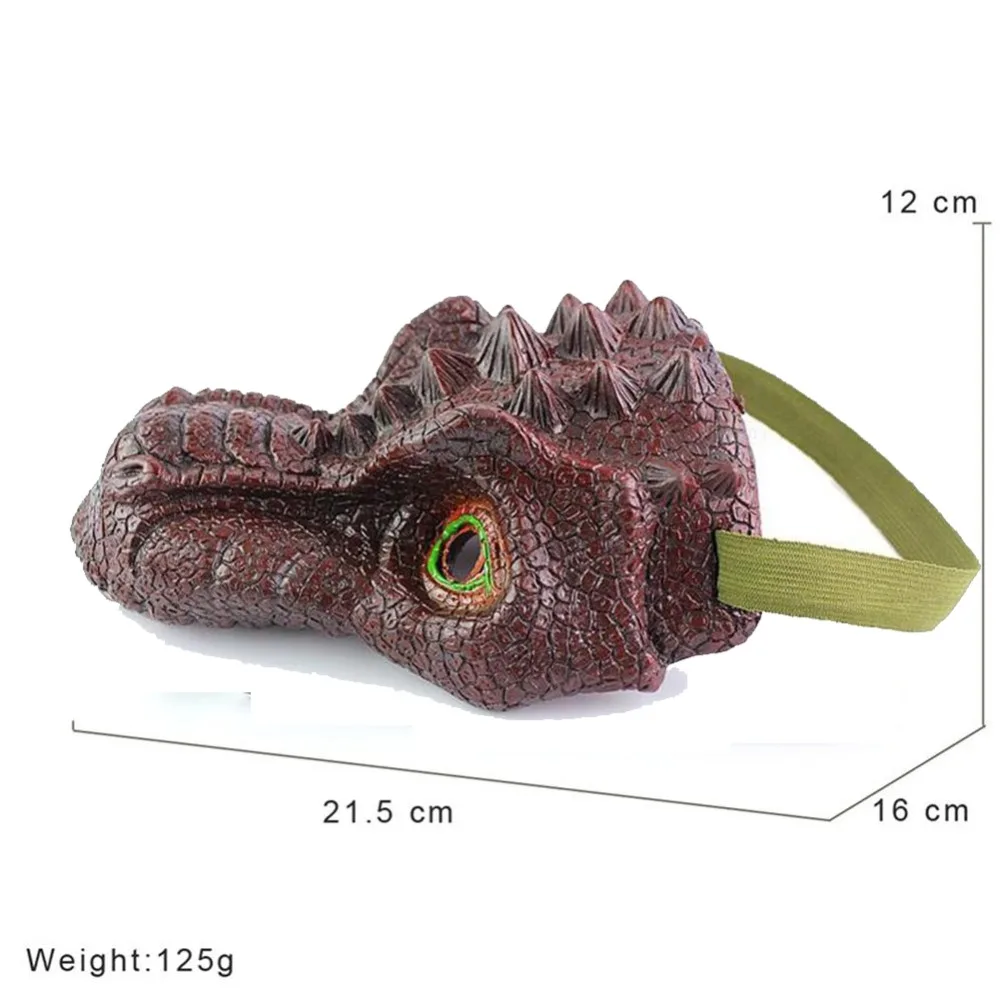 Маскарадные маски для мальчиков, динозавры, игрушки для костюмированной вечеринки на Хэллоуин, голова животного, маска динозавра, Вечерние Маски, праздничные украшения, подарки для детей