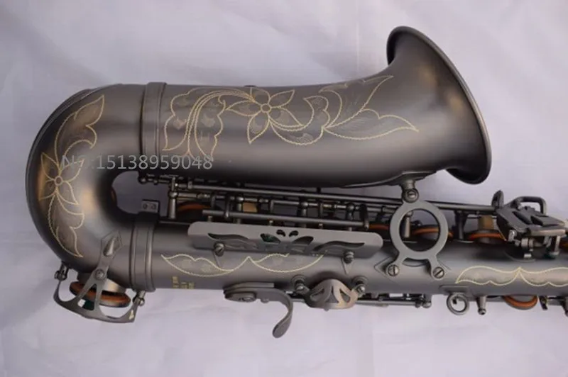 

High-quality Professional Custom France Salma SAS-54 Matt black Alto Saxophone flat E Alto Musical Instruments Sax perfects