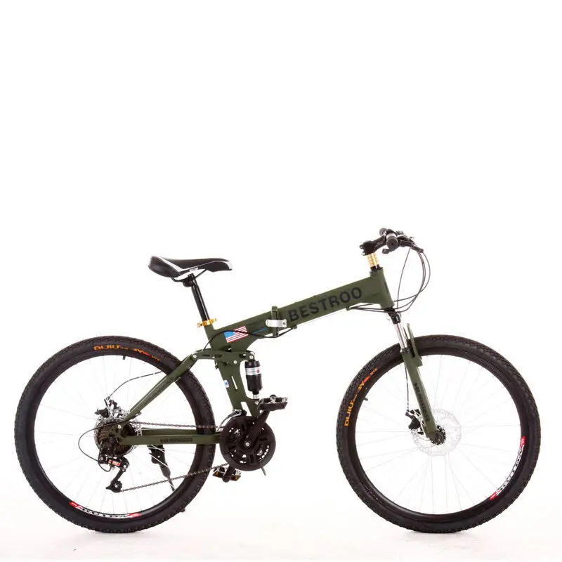 Flash Deal 24/26 Inch Foldable Double Shock Absorption Variable Speed Mountain Bicycle Aluminum Alloy Frame Double Disc Brake Oil Brake One 3 Flash Deal 24/26 Inch Foldable Double Shock Absorption Variable Speed Mountain Bicycle Aluminum Alloy Frame Double Disc Brake Oil Brake One 3