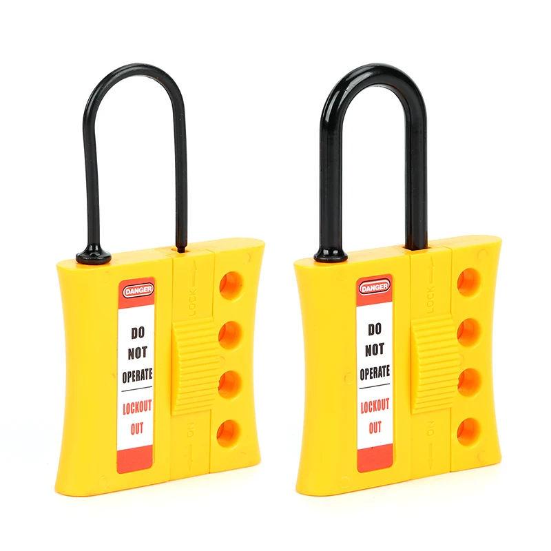 

Lockey Hot Sales Insulated Nylon Safety Plastic Emergency Stop Lockout Hasp Tagout