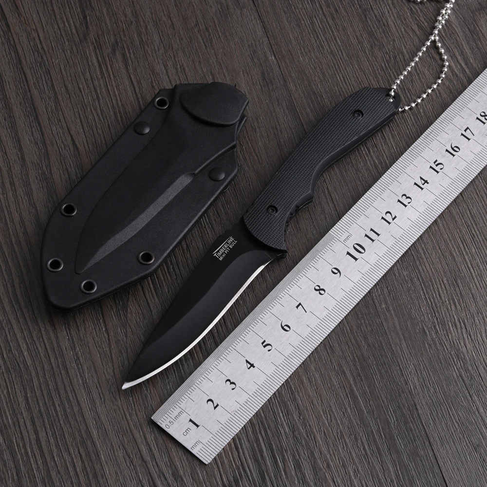 Купить Тактический фиксированной охота Ножи с 3Cr13 лезвия резиновой ручкой выживания карманный нескольких Ножи Открытый Отдых EDC инструменты Ножи