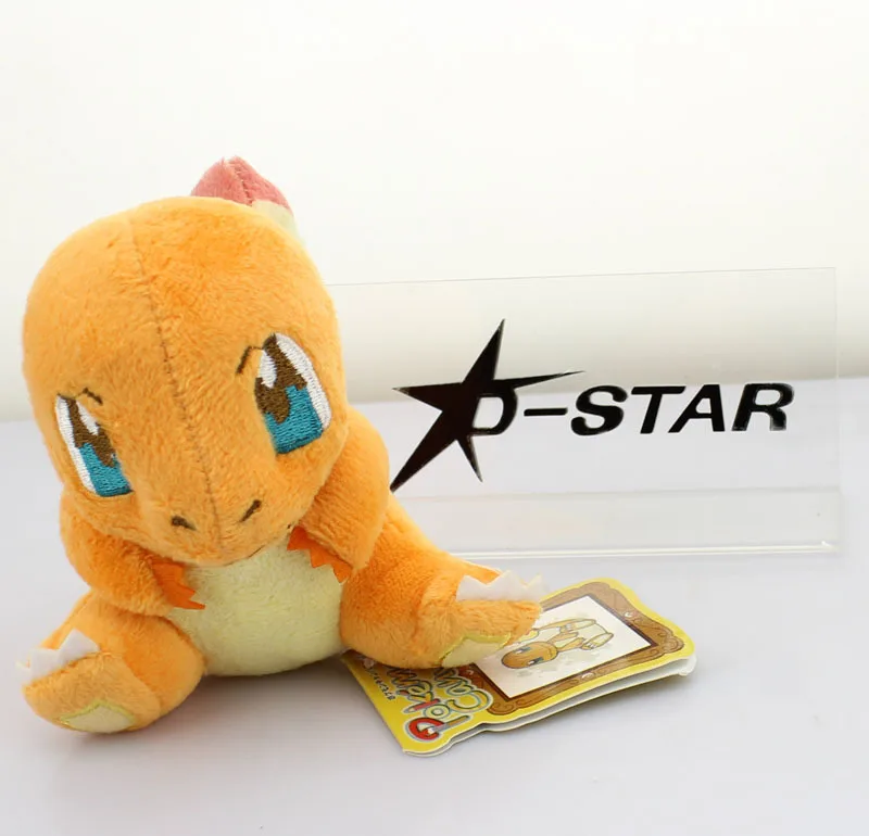 Бесплатная доставка милый 4 &quotМонстр аниме мультфильм Charmander 10 см мягкая игрушка