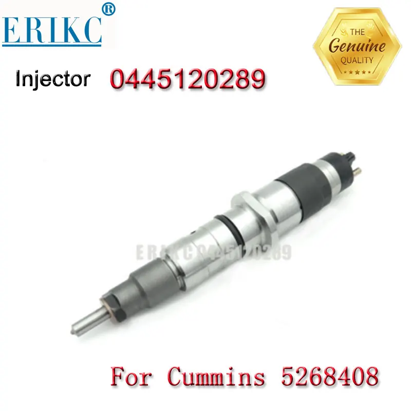 

ERIKC Pump Dispenser Inyector 0445120289 Car Parts Injector 0 445 120 289 Diesel Fuel Injektor 0445 120 289 for Cummins 5268408