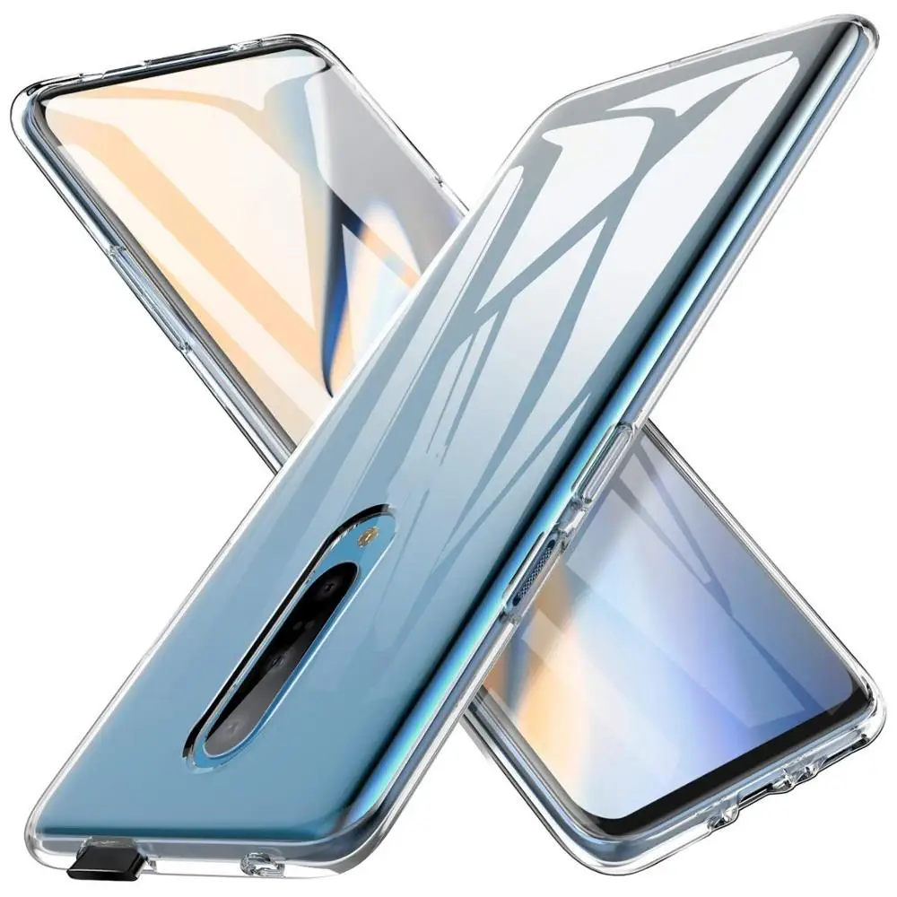 Чехол для Oneplus 7 Pro, чехол с кольцом и подставкой, магнитное автомобильное крепление, покрытие из ТПУ, силиконовый чехол для Oneplus 6T 6 7 One Plus 7 6 Cover - Цвет: Transparent