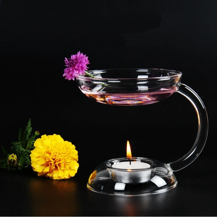 Glass Oil Burner Aroma Essential Oil Lamp Essential Oil Diffuser For