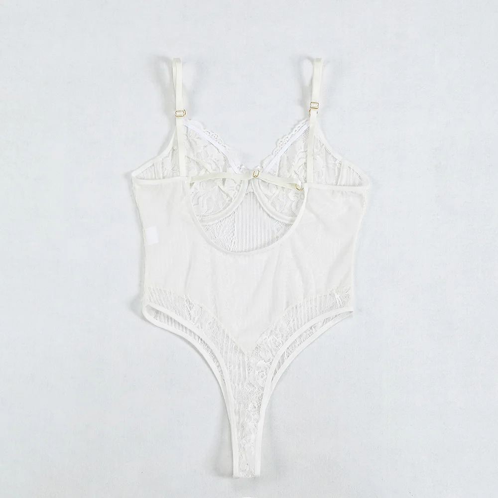 14 Colors Sexy Sleeveless Lace Bodysuit Women Girls Solid Candy Color Mesh Hollow Out V Neck Tops Overalls HTB14OYvadfvK1RjSspfq6zzXFXaH - 14 Colors Sexy Sleeveless Lace Bodysuit Women Girls Solid Candy Color Mesh Hollow Out V Neck Tops Overalls