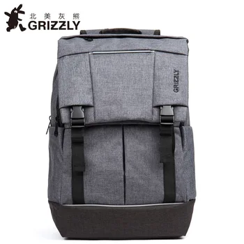 

GRIZZLY Men's Casual Backpack Fashion Trend Large-capacity Backpack Men's Waterproof Backpack Nylon Waterproof SchoolBags