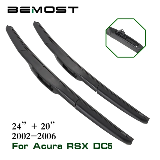 BEMOST Car Clean The Windshield Wiper Blades Natural Rubber For Acura