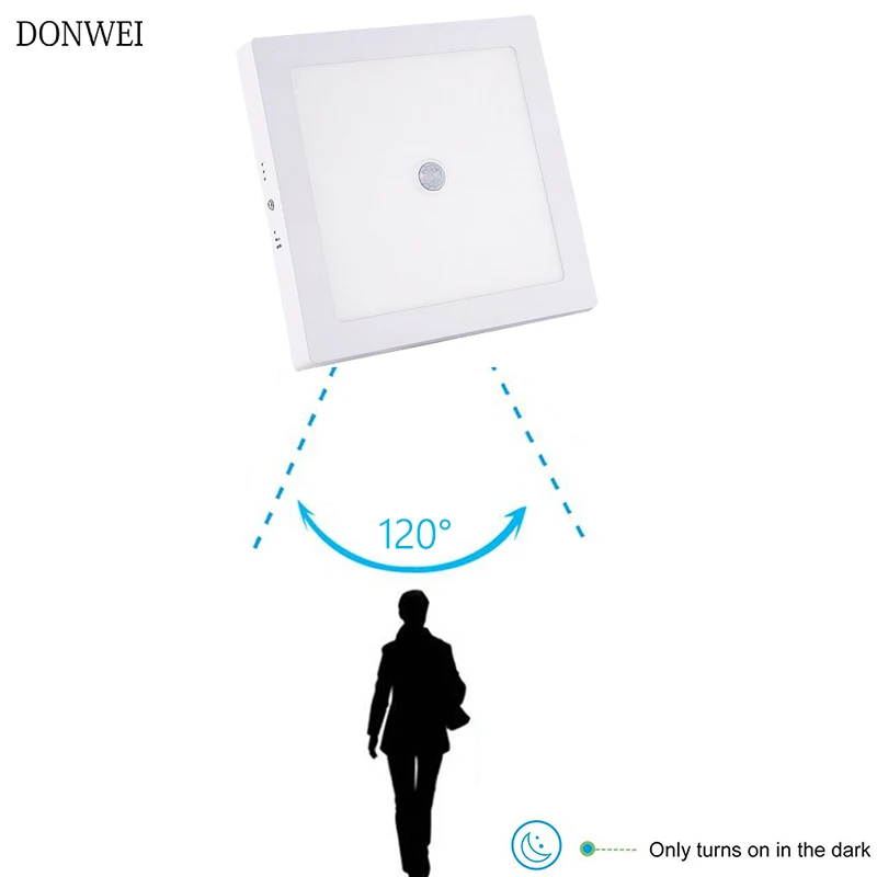 PIR Motion Sensor LED Ceiling Light 6W 12W 18W 24W Modern LED Ceiling Lamp Surface Mount Lighting F - 33029625890