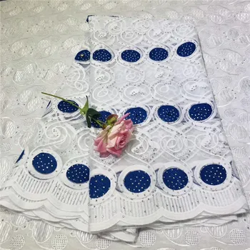 

African Lace Fabric 2018 High Quality Lace Nigerian Lace Fabric With Stone Embroidery Tulle French Lace For Wedding Dress(2-19