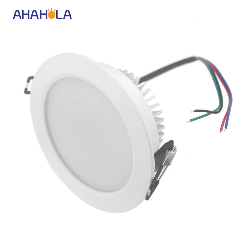 External Control Dc 12v Ceiling Led Downlight 9w Rgb Spot Led Down Light Lamp Surface Recessed For Decoration 5pcs/lot - Downlights - AliExpress