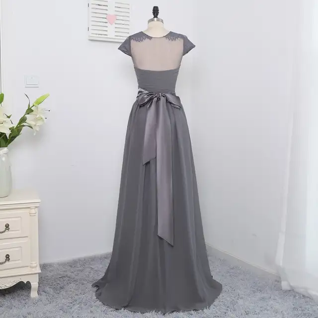 Hvvlf 2019 Cheap Bridesmaid Dresses Under 50 A Line Cap Sleeves