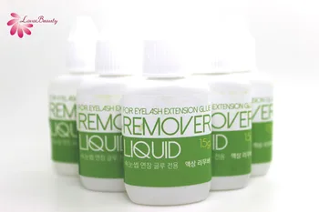 

Free Shipping Original Korea 10 bottlesEyelash Extensions Liquid Remover 15ml/bottle
