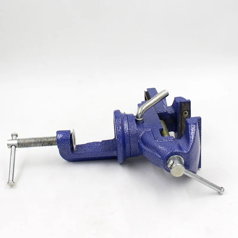Стол 50 мм тиски чугунные тяжелые маленькие универсальные вращающиеся