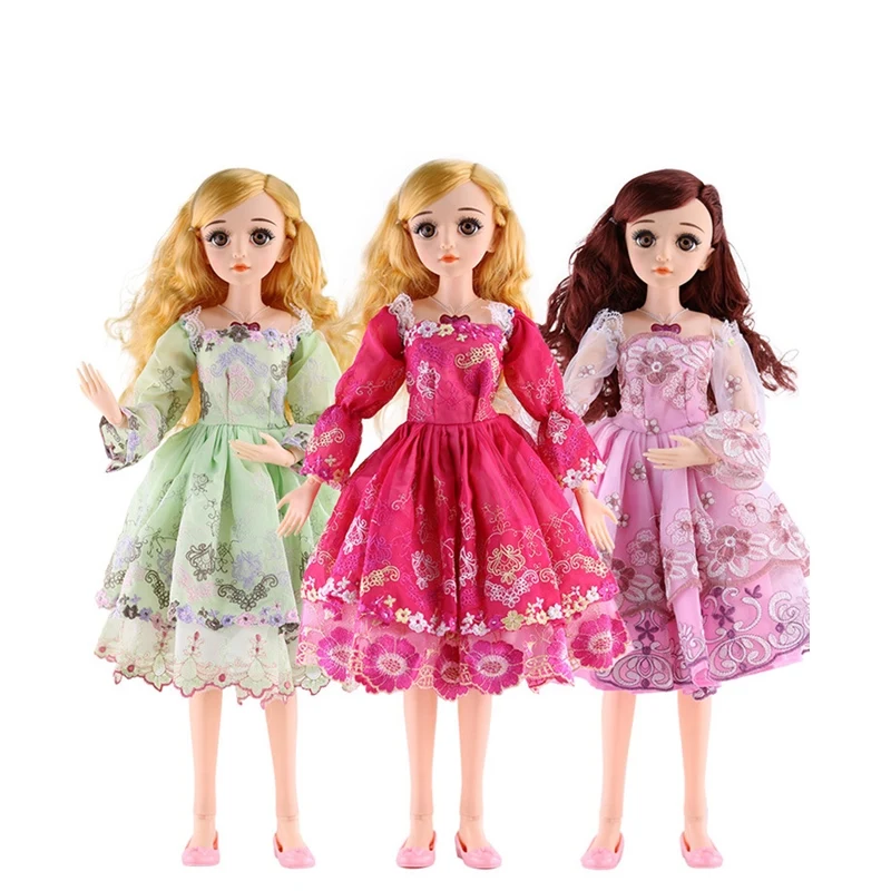 Дешево 60 см кукла BJD с DIY макияж голый тело девушка мульти шарнир 4D моделирование ресниц для девочек подарок Горячая Распродажа шарнирные игрушки