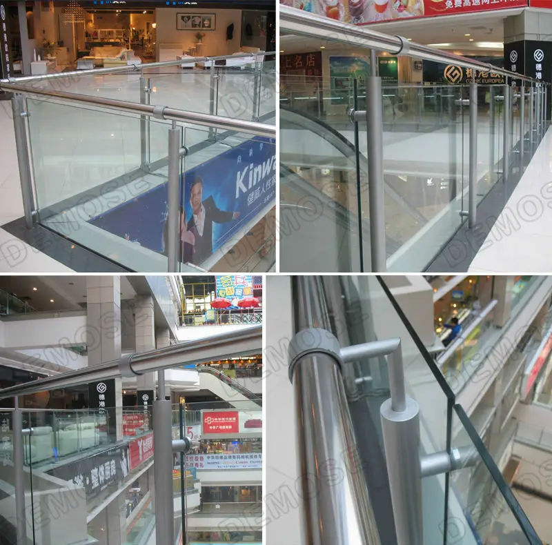 glass railing/indoor glass stair railings