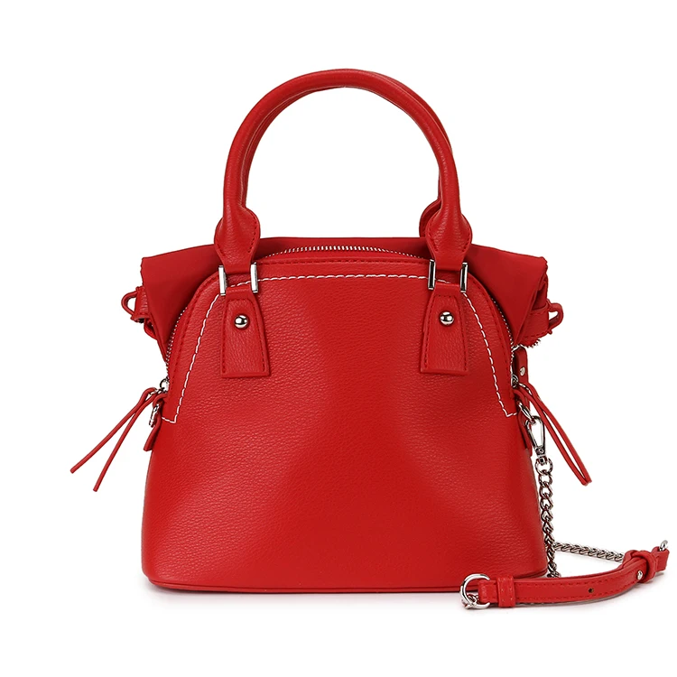 Качественная трендовая Складная дизайнерская женская сумка-шоппер через плечо сумка-мессенджер женская сумка дизайнерская сумка через плечо - Цвет: Красный