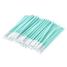 100 шт 7 см губка для струйных принтеров, печатающих головок, камер, чистых комнат, оптических линз, детализации