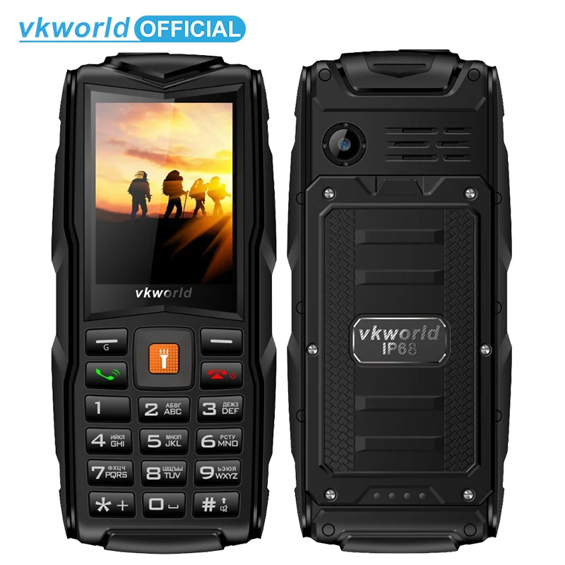 VKWorld новый камень V3 GSM 3 слота для sim карт вспышка IP68 Водонепроницаемый 3000 мАч