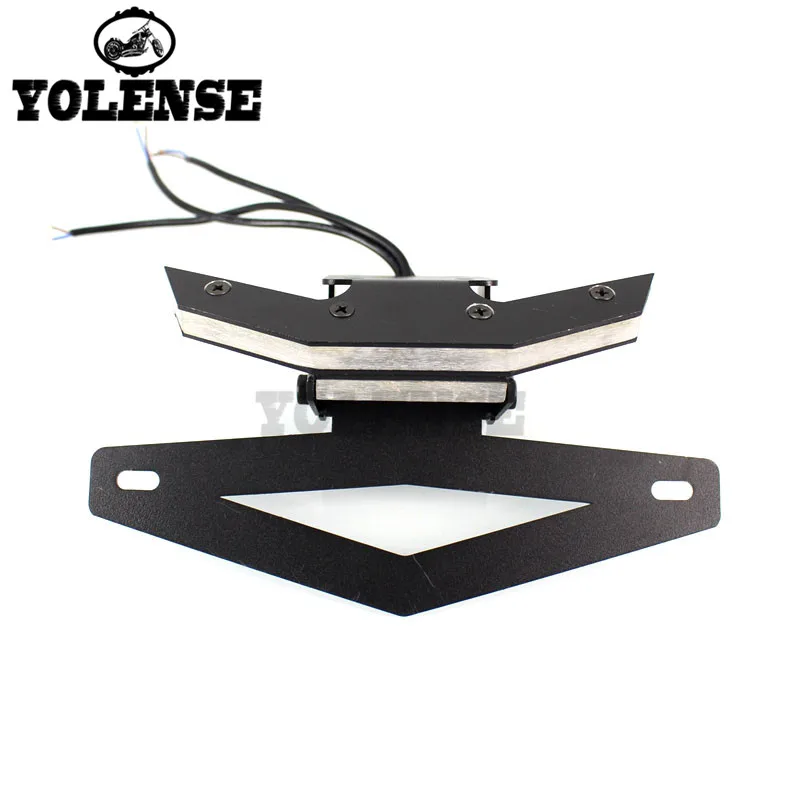 

For KAWASAKI Z1000 Z 1000 2014-2017 Motorcycle Integrated Turn Rear License Plate Lights Bracket Brake Warning Signal LED Light