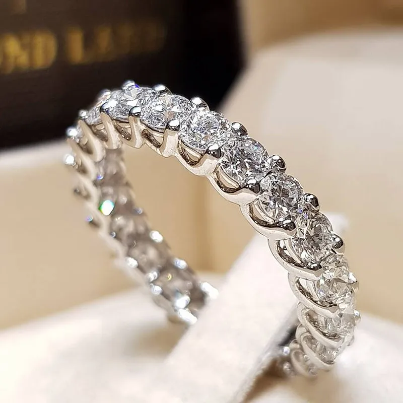 USTAR фианиты кристаллы узел Крест винтажное серебрянное кольцо для женщин Ретро мода ювелирные изделия посеребренные женские кольца для помолвки Anel
