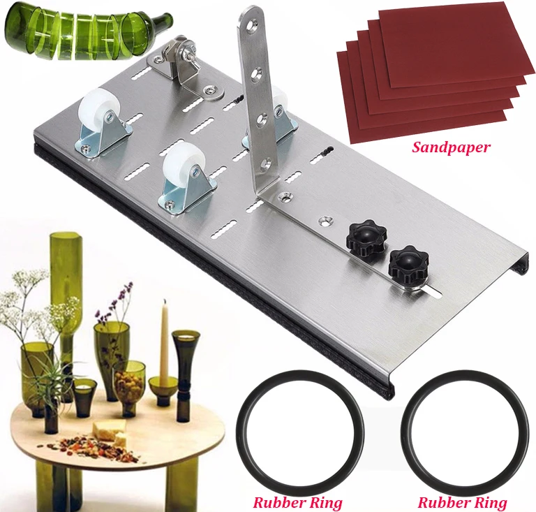 

Wine Beer Glass Bottles Cutting Tools Glass Bottle Cutter Machine Glass Cutter DIY Craft Glass Recycle Tools Parts
