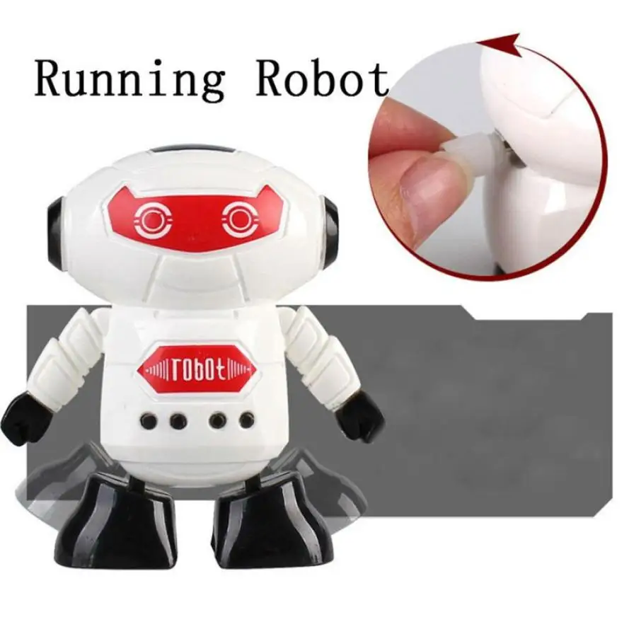 MUQGEW Clockwork Wind Up Toys Running Robot Toy for Baby Kids
