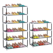 

4/6 Layer Shoes Rack Shoe Storage Large Capacity Combination Living Room Convenient Shoebox Storage Organizer Shelf Home Supply