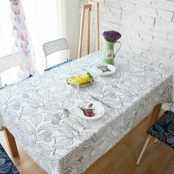 

Free Shipping European Printed Leaves Tablecloth Rectangular For Hotel/Home Decor Anti-proof Table Cover Manteles Para Mesa