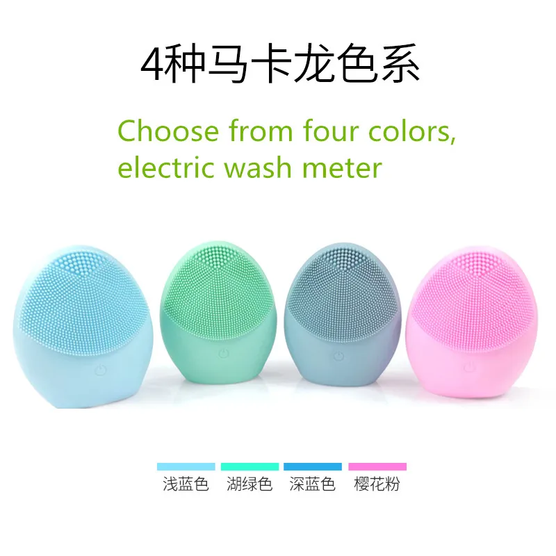 Silicone Beauty Washing Pad Facial Exfoliating Blackhead Face Cleansing Brush Tool Soft Deep Cleaning Face Brushes Mini Massager