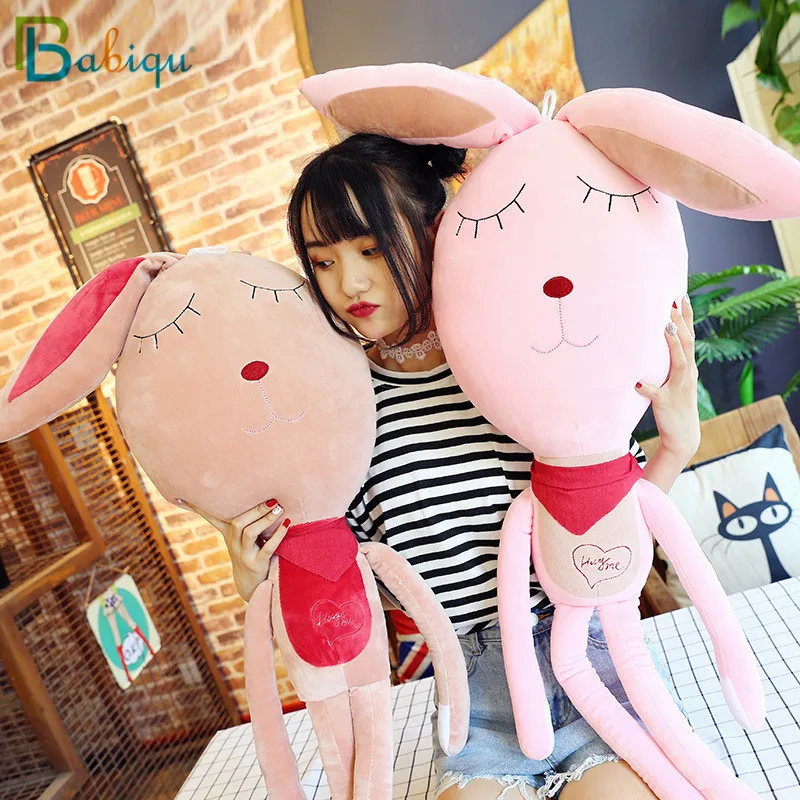 

90cm Cute Bunny Plush Rabbit Toy Soft Stuffed Long Legs Hug Rabbit Easter Gift Decor Baby Appease Toys For Children Kids Gift