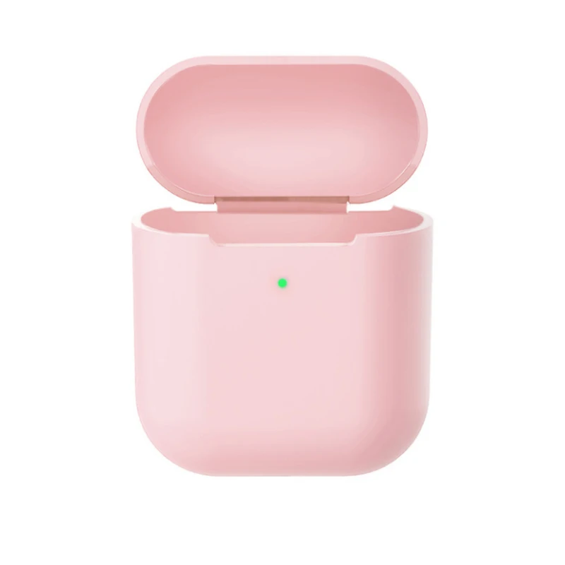 Силиконовый чехол s для Airpods 2nd роскошный защитный беспроводной Чехол для наушников для Apple airpods2 Air pods 2 противоударный чехол - Color: Pink