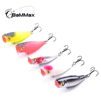 

Bammax 3g 4.5cm Fishing Lure Minnow Hard Bait with Fishing Hooks Jig Bass Bait Carp fly Artificial Fishing Tackle 3D Eyes Pesca