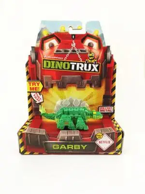 С оригинальной коробкой Dinotrux грузовик-динозавр съемный динозавр игрушечный автомобиль мини-модели новые детские подарки модели динозавров - Цвет: 07